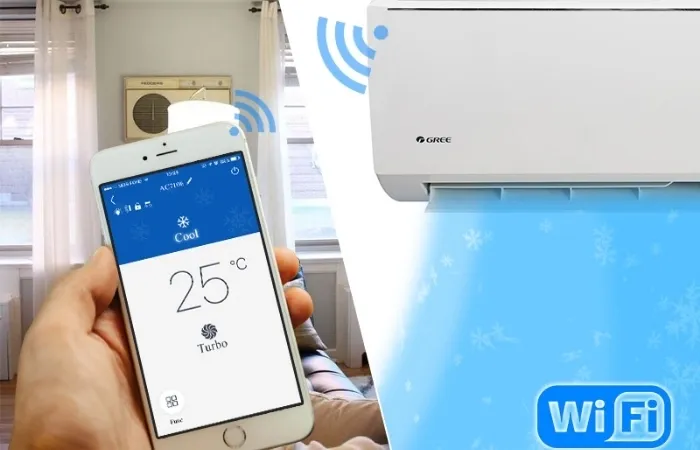 Kết nối wifi trên điều hoà Gree